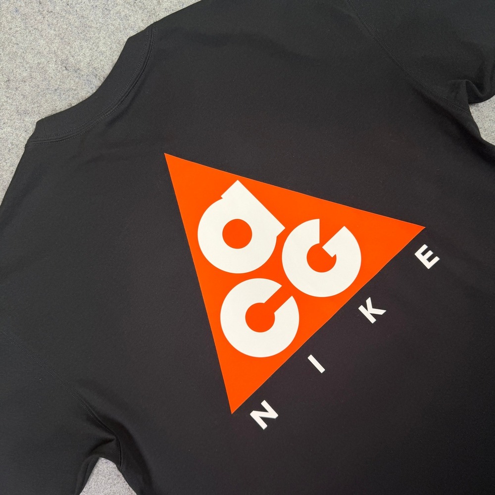 Nike ACG Dri-FIT Loose Fit Graphic T-Shirt Black HJ0798-010 Mens Medium